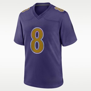 Maillots de sport en gros 2026 pour hommes Baltimore 4 Flowers 8 Lamar Jackson Henry Prêts à être expédiés aux États-Unis Maillot de football brodé - Product Image 3