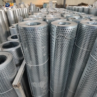 Bobine de métal perforé sur mesure en aluminium et acier inoxydable avec diverses options de diamètre et d'épaisseur des trous
