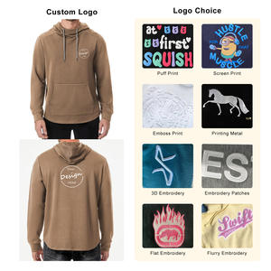 Venta al por mayor de cuello alto otoño sudaderas Slim Fit ligero Casual Street Wear cuello alto hombres Sudadera con capucha con Bolsillo grande - Product Image 2