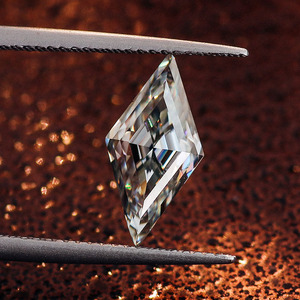 DIY 외계인 라이트 그레이 느슨한 Moissanite 베어 돌 보석 만들기 - Product Image 4