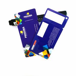 Custom PVC Plastic Membership Cards with Key <b>Tag</b> Personalized Combo Cards with Logo Printing for Loyalty and <b>ID</b> Programs - Product Image 3