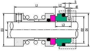 Joint mécanique John Crane TYPE 250 pour pompe <span class=keywords><strong>CNP</strong></span> - Product Image 4