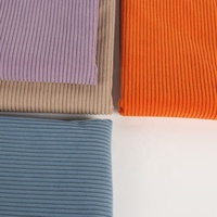Tissu d'ameublement en velours côtelé super doux TengHui de 6 cm de large, velours tricoté pour bébé, pour canapé, chaise et velours tricoté
