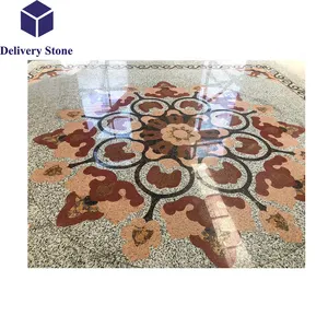 DeliveryStone Chinese customized rectangle waterjet granite for floor factory price