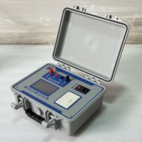 Testeur de résistance d'enroulement de transformateur CC avec grand écran LCD, 10A, mètre de résistance en milliohms, avec forte capacité anti-interférence