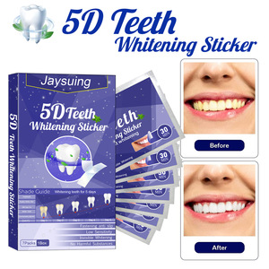 Bandes blanchissantes JAYSUING pour les dents, vente en gros, usage quotidien, bandes blanchissantes <span class=keywords><strong>5D</strong></span> pour éliminer les taches - Product Image 2