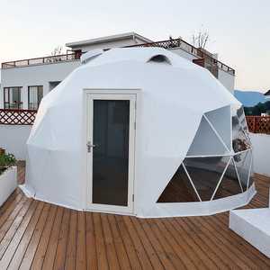 Dôme géodésique de glamping, tente de camping extérieure, yourte, abri de luxe pour événements, ouverture automatique rapide, tissu Oxford 600D, 2000-3000 mm - Product Image 2