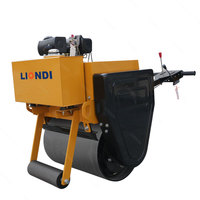 Mini-compacteur vibrant hydraulique 350 kg à tambour unique pour le compactage du sol