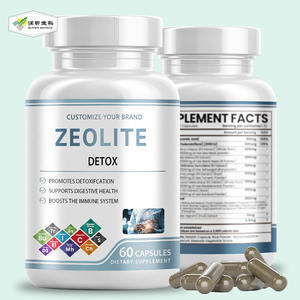 RUNXIN, OEM, Etiqueta Privada, Heavy Metal, gran oferta, desintoxicación, Clinoptilolita, zeolita en polvo, 500mg, cápsula de zeolita activada - Product Image 1