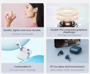 Sanag-Auriculares deportivos inalámbricos T2 con Bluetooth Air Pro Pod, Auriculares deportivos de calidad de sonido Premium - Product Image 2