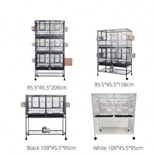 Meerlagige Grote Huisvogels Stapelbare Vogelkooi Kanarie Broedkooien Verplaatsbare Splitsing Duif Papegaai Vogelbroekkooi Verkoop - Product Image 2