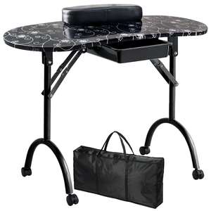 Portable Pliable Mesas De <span class=keywords><strong>Manucure</strong></span> Table Station Bureau Mobile pour La Maison Spa Salon De Beauté Table À Ongles pour <span class=keywords><strong>Manucure</strong></span> - Product Image 3