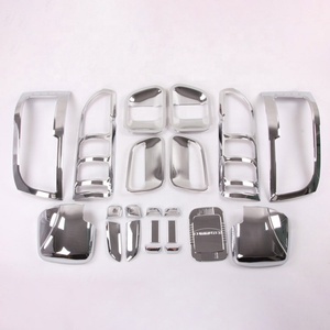 WZXD 21pcs/set ABS <b>CHROME</b> KIT Other Exterior Accessories CAR HANDLE LAMP COVER for Hiace 2005 2010 - Product Image 2