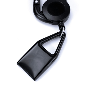 Automatic Retractable Plastic <b>Lighter</b> Holder With Carabiner Buckle Rectangular Simple Design For Storage - Product Image 4