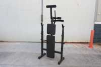 Banc de Musculation Multiposte Professionnel pour Gymnastique à Domicile et Haltérophilie