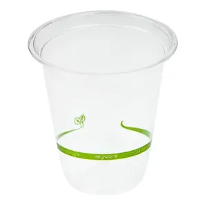 Copos em forma de u de produto novo, copo biodegradável eco-friendly pla comércio atacado