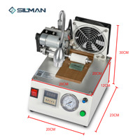 Machine de nettoyage Silman COF avec roulement et moteur pour le nettoyage de mini-COF LCD et de câbles flexibles, précision de 0,01 mm