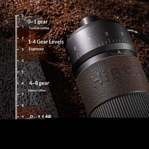 OEM/ODM <span class=keywords><strong>HiBREW</strong></span> G4B Moulin à café manuel en alliage d'aluminium à manivelle Boîte cadeau italienne pour pot Moka Petite taille pour la maison - Product Image 2