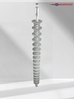 Isolateurs à rotule à clé en caoutchouc silicone composite de type C KORUCU Premium 420 kV 120 kN-160 kN pour lignes de transmission haute tension