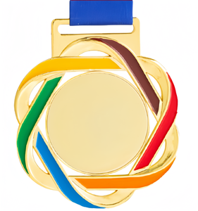 Personalizzato di alta qualità a buon mercato 3D vecchio classico oro metallo Golf Club metallo Sport premio medaglia - Product Image 3
