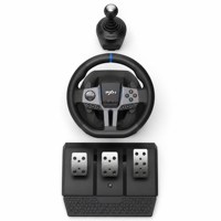 Volant de course PXN V9 GEN2 900 degrés avec 3 pédales et levier de vitesses 6+R pour PC, PS4, Xbox One, Series X|S, Switch