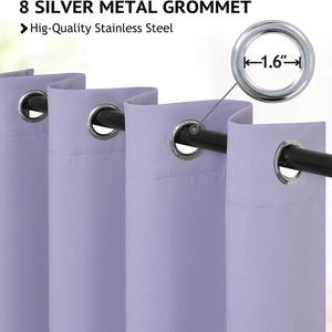 Luce di poliestere spessa automatica blocco isolato finestra termica <span class=keywords><strong>lilla</strong></span> <span class=keywords><strong>tenda</strong></span> oscurante per la casa - Product Image 2