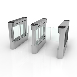 Barrière de passage piétonnier à portail battant LED à coins arrondis personnalisée en acier inoxydable 304, <span class=keywords><strong>tourniquet</strong></span> certifié CE 1 - Product Image 4