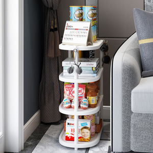 Round Multi Layer <b>Storage</b> <b>Rack</b> With Shelves For Bedroom Home Use Standing Type W432 - Product Image 4