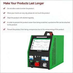 Smartsafe EP401 EV 10-inch LCD 12-<b>24V</b> Charge Discharge Tools EV <b>Battery</b> Pack Balancer - Product Image 5