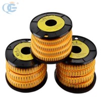 Marqueur de câble plat en nylon Quanguan, longueur 10 m, pour connecteur de fil, modèle de marqueur de câble PVC