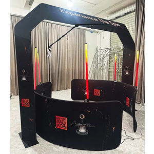 2025 Venta caliente fiesta de boda usado cabina de fotos 360 Prix vidrio transparente - Product Image 4