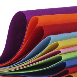 Polyester Felt Colorful 1Mm 2Mm 3Mm 4Mm Non Woven Fabric Acrylic Felt For Handwork