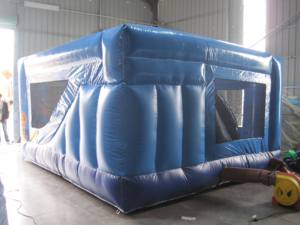 Château gonflable en forme de poisson marin avec toboggan pour location commerciale lors de fêtes - Product Image 3