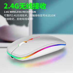 Attack Shark BM110 Wireless Rechargeable <b>Mouse</b> RGB Backlit Optical 5 Buttons Right Hand Ergonomic for Laptop Computer - Product Image 4