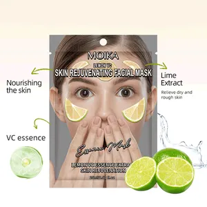 SPA cura VC illuminante maschera facciale estratto vegetale organico trattamento macchie scure migliorare l'acne Mark nutriente maschera per il viso