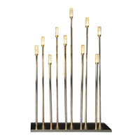 Lampe décorative LED dorée sur pied pour décorations de mariage, éclairage de scène/chemin de cérémonie