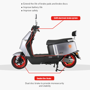 Moto classique à grande autonomie pour usage familial, 45 km/h, 72 V, 1200 watts - Product Image 6