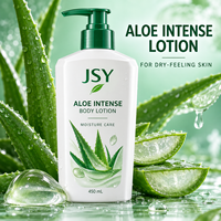 Lotion corporelle intense à l'aloe vera pour peaux sèches, soin hydratant rafraîchissant, douceur et lissage hydratants 450 mL
