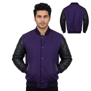 Vestes de baseball pour hommes sur mesure avec logo personnalisé à bas prix, meilleurs fabricants et fournisseurs, manches longues - Product Image 1