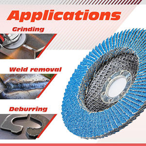 プロの工場直送4.5インチ酸化アルミニウムフラップディスクすべてのタイプの鉄と鋼の研削 - Product Image 4