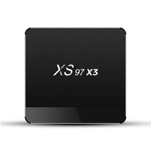 Custom Logo XS97 X3 4+32 Android 9.0 2.4G+5.0G WiFi ARM Cor tex A55 CPU box android tv With Favorable Price