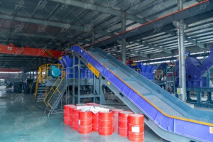 Mini công nghiệp giấy các tông Shredder Máy tái chế hộp chất thải Shredder máy đôi trục Shredder máy - Product Image 3