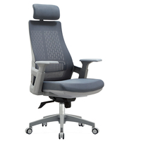 Chaise de bureau pivotante avec support lombaire en tissu, dossier haut/medium, pour cadre, idéale pour ordinateur - Nouveauté !
