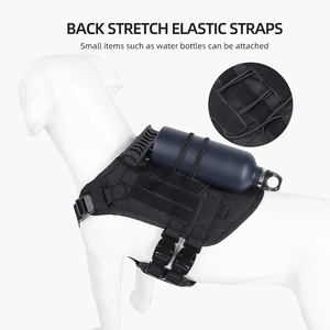 Chaleco Reflectante Ajustable de Oxford/Nylon Transpirable para Perros Grandes, Arnés Acolchado Suave Antiestrangulamiento con Botón, Personalizado y de Fácil Control - Product Image 3