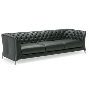 Precio barato con cuero de vaca de grano superior duradero, una opción inteligente para cualquier sofá de dos asientos para el hogar - Product Image 2