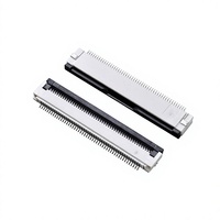 Connecteur FPC 0,5 mm 1,0 mm Pas SMT, connecteur de câble plat FFC ZIF à rangée unique pour carte PCB vers fil