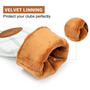Accesorios de Golf de Alta Calidad, Funda Protectora para Palos de Golf, Funda Personalizada de Cuero PU para Driver - Product Image 4