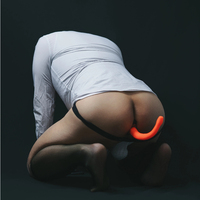 Plug anal en silicone lumineux en forme de queue de chiot pour jeu érotique, cosplay et jeu de rôle, jouet pour adulte