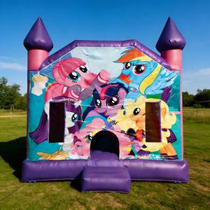 Château gonflable écologique en PVC, capacité supérieure à 500 kg, usage commercial pour les fêtes d'enfants, jeux en plein air - Product Image 2