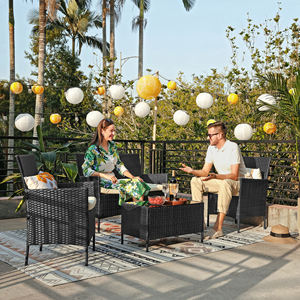 Songmicrós-muebles de ratán para exteriores, mobiliario de ocio moderno al por mayor, juegos de jardín y Patio - Product Image 3